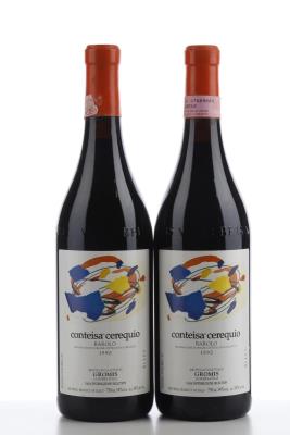 BAROLO GROMIS CONTEISA CEREQUIO 1990 - Gaja - 2 Bottles