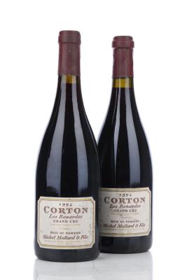 CORTON LES RENARDES 1994 - Michel Mallard - 2 Bottles