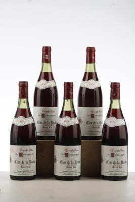 CLOS DE LA ROCHE 1976 - Georges Lignier - 5 Bottles