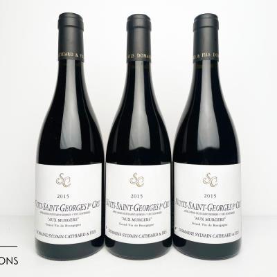 NUITS ST GEORGES AUX MURGERS 2015 - Sylvain Cathiard - 3 Bottles