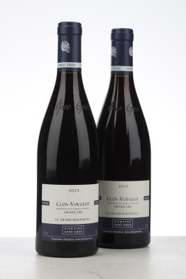 CLOS VOUGEOT LE GRAND MAUPERTUI 2015 - Anne Gros - 2 Bottles