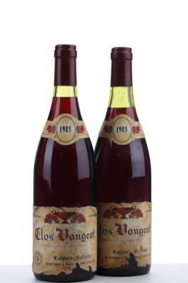CLOS VOUGEOT 1985 - Cathiard Molinier - 2 Bottles