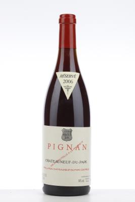 CHATEAUNEUF DU PAPE PIGNAN 2006 - Reynaud - 1 Bottle