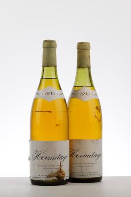 HERMITAGE BLANC 1983 - Jean Louis Grippat - 2 Bottles