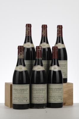 GEVREY CHAMBERTIN CLOS ST JACQUES 1996 - G. Bartet - 6 Bottles