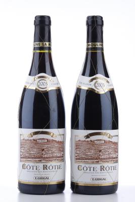 COTE ROTIE LA MOULINE 2003 - E. Guigal - 2 Bottles