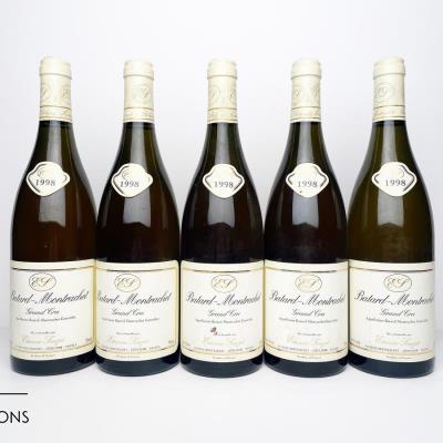 BATARD MONTRACHET 1998 - Etienne Sauzet - 5 Bottles