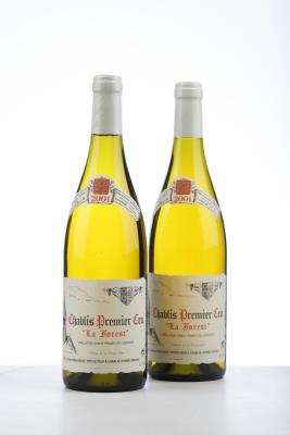 CHABLIS LA FOREST 2001 - Vincent Dauvissat - 2 Bottles