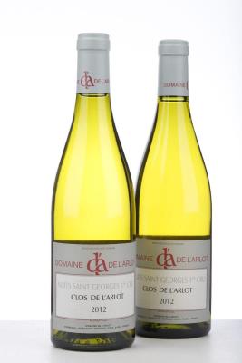 NUITS ST GEORGES BLANC CLOS DE L'ARLOT 2012 - Domaine de l'Arlot - 2 Bottles