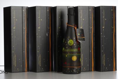 TAITTINGER COLLECTION AMADOU SOW 2002 - 5 Bottles - Oc 1