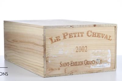 PETIT CHEVAL 2002 - 12 Bottles - Owc 12