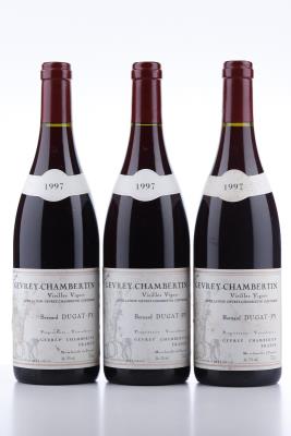 GEVREY CHAMBERTIN VIEILLES VIGNES 1997 - Dugat Py - 3 Bottles