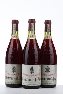 CHATEAUNEUF DU PAPE BEAUCASTEL 1969 - Beaucastel - 3 Bottles
