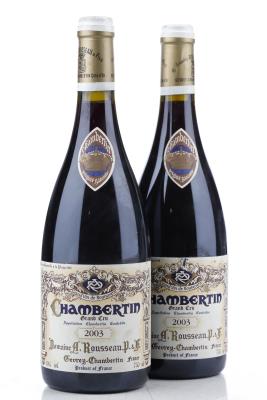 CHAMBERTIN 2003 - Armand Rousseau - 2 Bottles