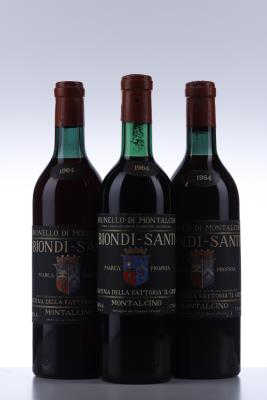 BRUNELLO DI MONTALCINO IL GREPPO 1964 - Biondi Santi - 3 Bottles