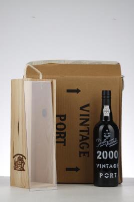 REAL VINICOLA VINTAGE PORT 2000 - Real Vinicola - 6 Bottles - Owc 1