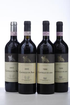 CHIANTI CLASSICO 2*1999 + 1*2005 + 1*2007   - Castello di Ama - 4 Bottles