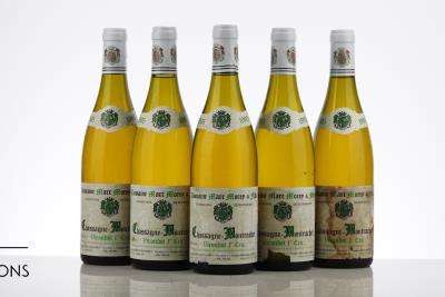 CHASSAGNE MONTRACHET BLANC EN VIRONDOT 1995 - Marc Morey - 5 Bottles