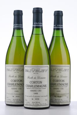 CORTON CHARLEMAGNE 1995 - Faiveley - 3 Bottles