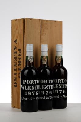 VALENTINO PORTO MATURED IN WOOD 1976 - The Douro Wine Shippers and Growers Association - Bottled in 1986 - 3 Bottles - Owc 3