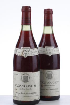 CLOS VOUGEOT 1976 - Drouhin Laroze - 2 Bottles