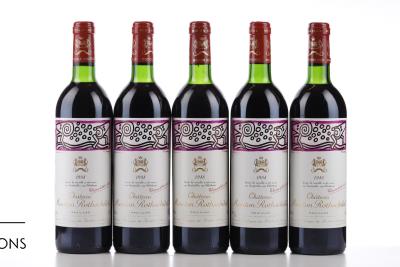 MOUTON ROTHSCHILD 1988 - Mc - 5 Bottles