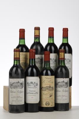 MIXED LOT BORDEAUX 8 BOTTLES NV - 2* 1982 Le Boscq / 3* 1982 Les Ormes de Pez / 3* 1982 Belgrave - 1 Bottle