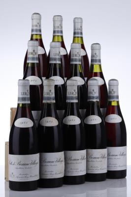 COTE DE BEAUNE VILLAGES 1985 - Leroy Negociant - 12 Bottles - Oc 12