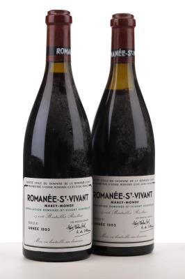 ROMANEE ST VIVANT 1993 - Domaine de la Romanee Conti - 2 Bottles