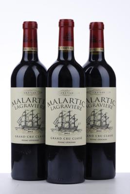 MALARTIC LAGRAVIERE 2012 - Mc - 3 Bottles