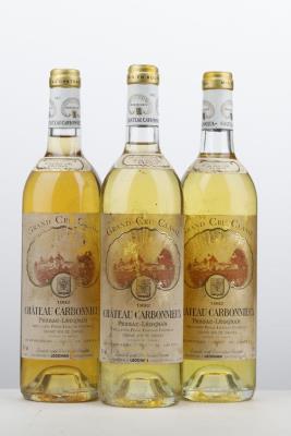 CARBONNIEUX BLANC 1992 - Mc - 3 Bottles
