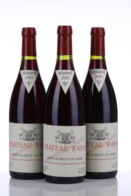 CHATEAUNEUF DU PAPE RAYAS 2005 - Reynaud - 3 Bottles