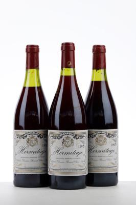 HERMITAGE ROUGE 1992 - Bernard Chave - 3 Bottles