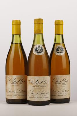 CHABLIS 1ER CRU 1971 - Louis Latour - 3 Bottles
