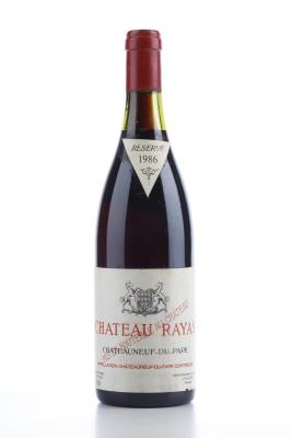 CHATEAUNEUF DU PAPE RAYAS 1986 - Reynaud - 1 Bottle