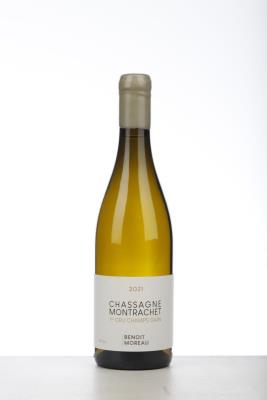 CHASSAGNE MONTRACHET BLANC LES CHAMPS GAIN 2021 - Benoit Moreau - 1 Bottle