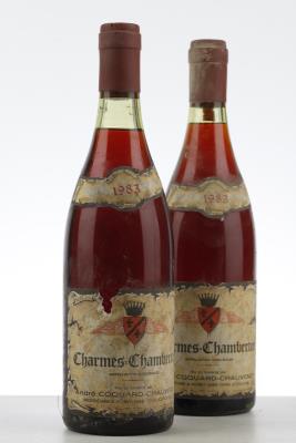 CHARMES CHAMBERTIN 1983 - Andre Coquard Chauvenet - 2 Bottles