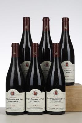 GEVREY CHAMBERTIN LES CORBEAUX 2009 - Bruno Clavelier - 6 Bottles