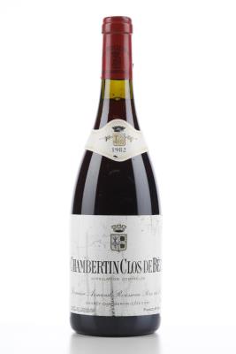CHAMBERTIN CLOS DE BEZE 1982 - Armand Rousseau - 1 Bottle