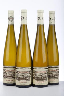MUSCAT VENDANGES TARDIVES CLOS ST LANDELIN 2003 - Rene Mure - 4 Bottles