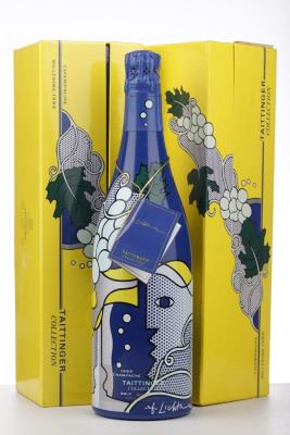 TAITTINGER COLLECTION LICHTENSTEIN 1985 - Taittinger - 2 Bottles - Oc1