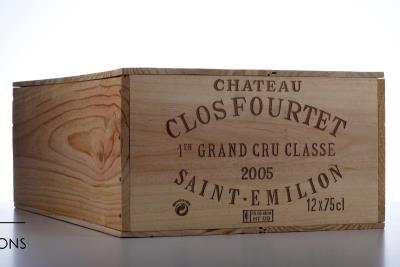 CLOS FOURTET 2005 - 12 Bottles in Owc 12