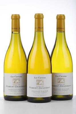 POUILLY FUISSE VIEILLES VIGNES LES CARRONS 2008 - Robert Denogent - 3 Bottles