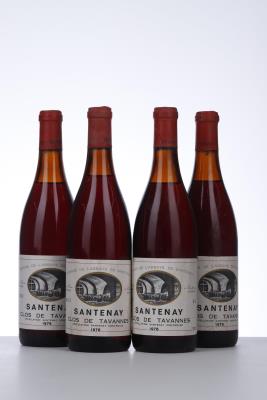 SANTENAY CLOS DE TAVANNES 1976 - l'Abbaye de Santenay - Louis Clair - 4 Bottles