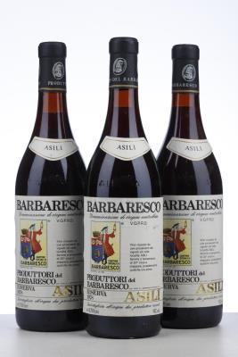 BARBARESCO RISERVA ASILI 1978 - Produttori del Barbaresco - 3 Bottles