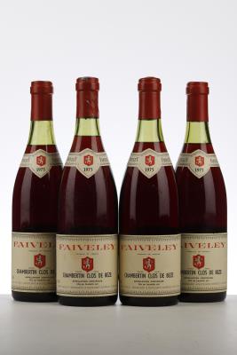 CHAMBERTIN CLOS DE BEZE 1975 - Faiveley - 4 Bottles