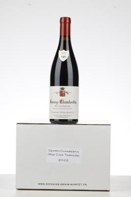 GEVREY CHAMBERTIN MES CINQ TERROIRS 2022 - Denis Mortet  - 6 Bottles - Oc 6