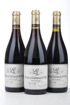 NUITS ST GEORGES LES CAILLES 2006 - Lucien Le Moine - 3 Bottles