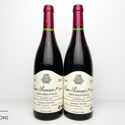 VOSNE ROMANEE CROS PARANTOUX 2001 - Emmanuel Rouget - 2 Bottles
