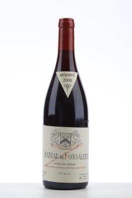 CHATEAU DE FONSALETTE SYRAH 2008 - Reynaud - 1 Bottle
